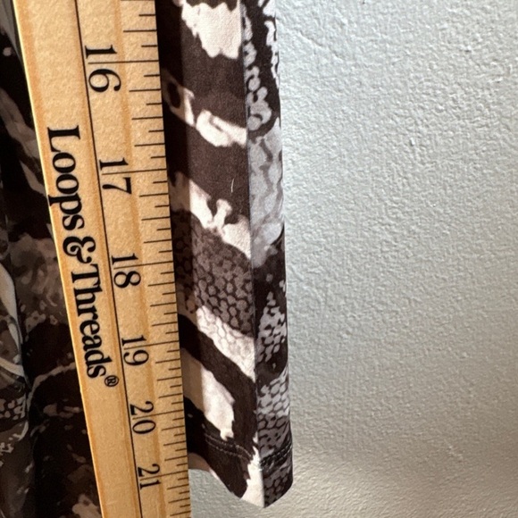 Style & Co. Black and White Midi Dress Women’s Medium - Picture 11 of 13